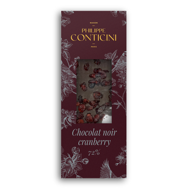 Chocolat Noir Cranberry 72%